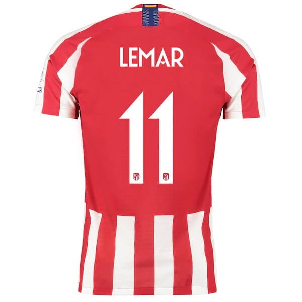 Tailandia Camiseta Atletico Madrid NO.11 Lemar Primera equipo 2019-20 Rojo